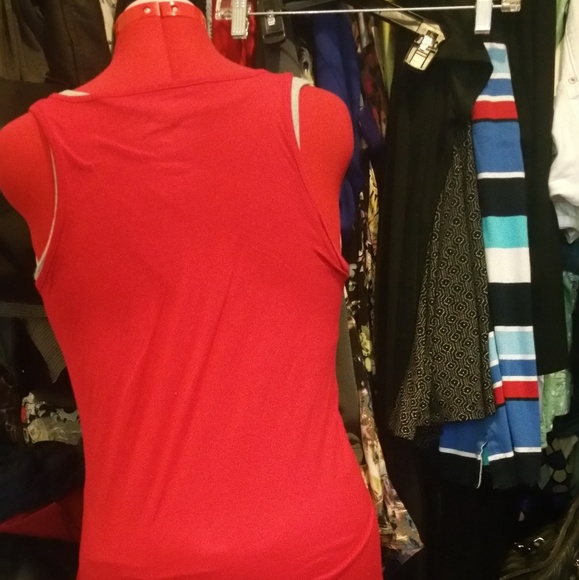 Humorous Exercise Tank - Red - Picture 2 of 3